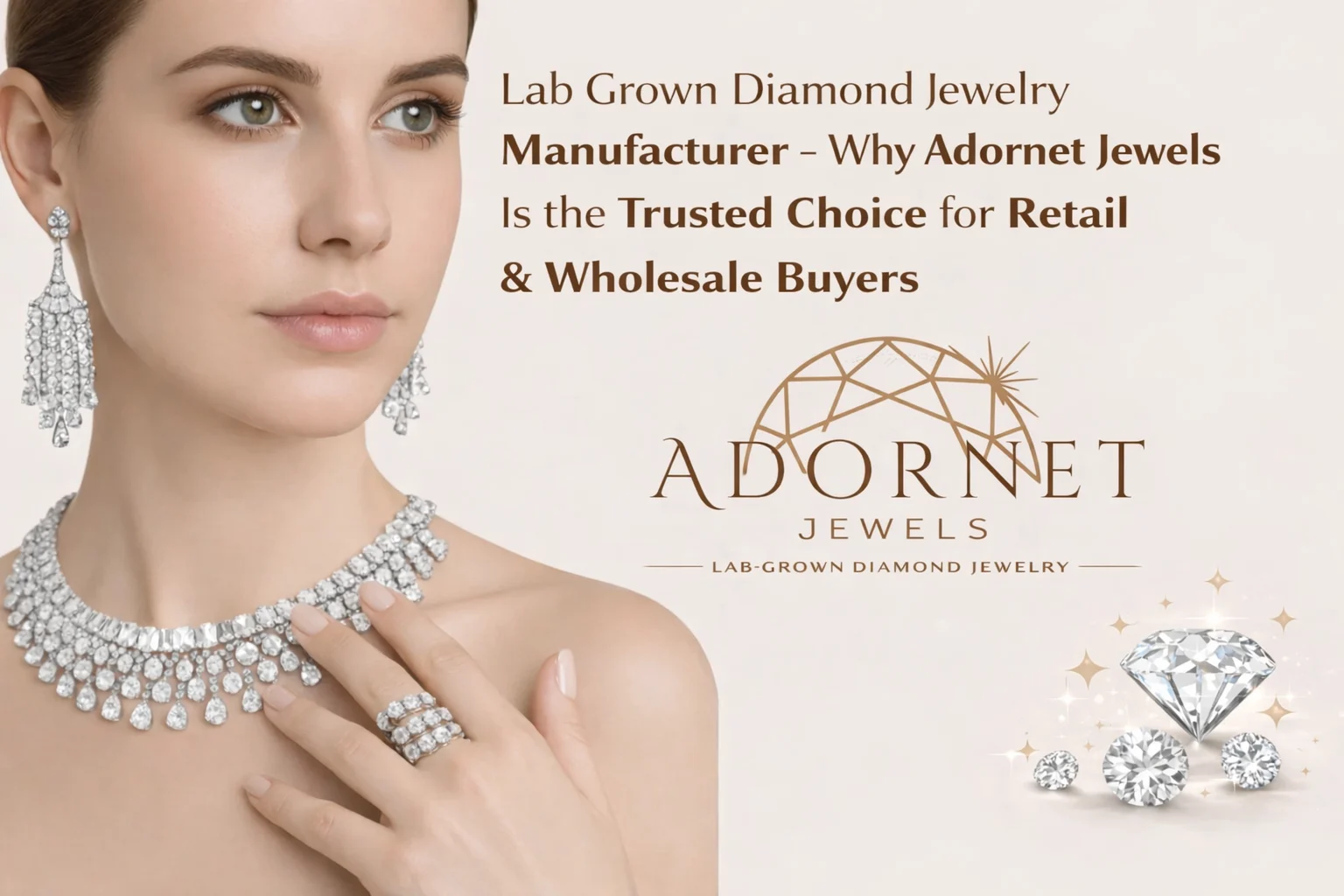 lab grown diamond jewelry manufacturer