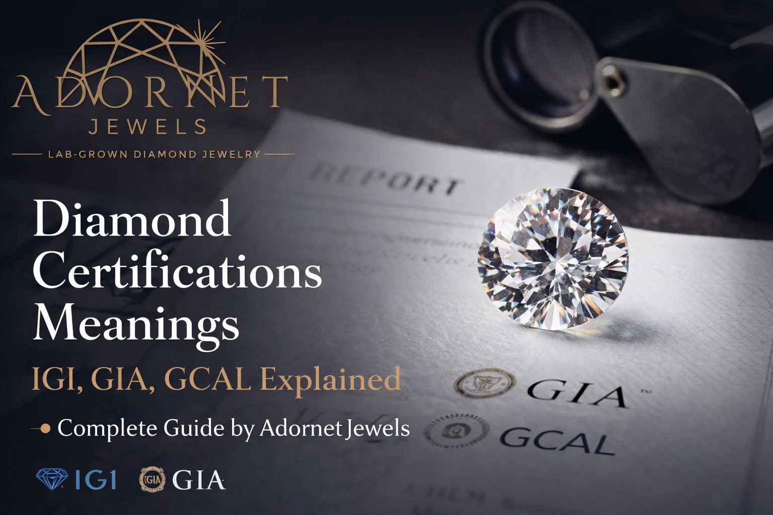 Diamond Certifications Guide: IGI vs GIA vs GCAL | 2026